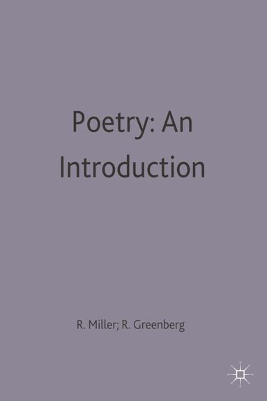 Ruth Miller, Robert A Greenberg - Poetry: An Introduction, Häftad