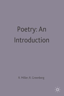 bokomslag Poetry: An Introduction: An Introduction