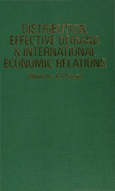 bokomslag Distribution, Effective Demand and International Economic Relations