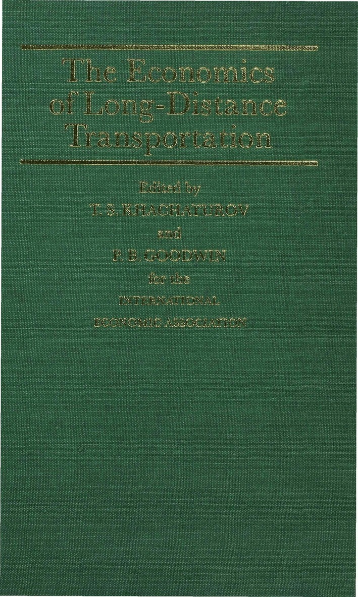 Economics of Long-Distance Transportation 1
