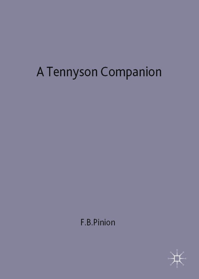 F. Pinion - Tennyson Companion, Inbunden