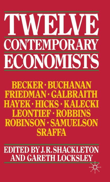 bokomslag Twelve Contemporary Economists