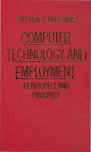 bokomslag Computer Technology and Employment