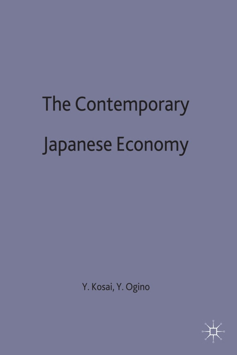 Contemporary Japanese Economy 1