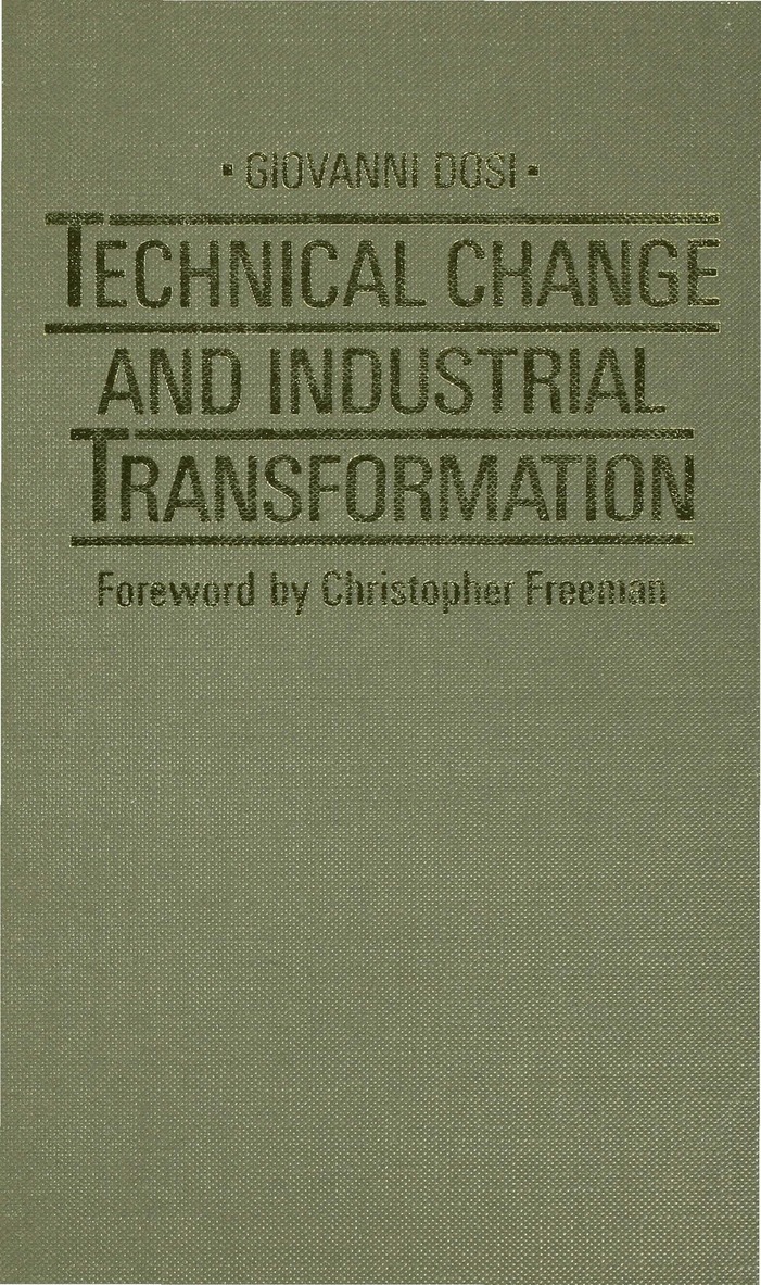 Technical Change and Industrial Transformation 1