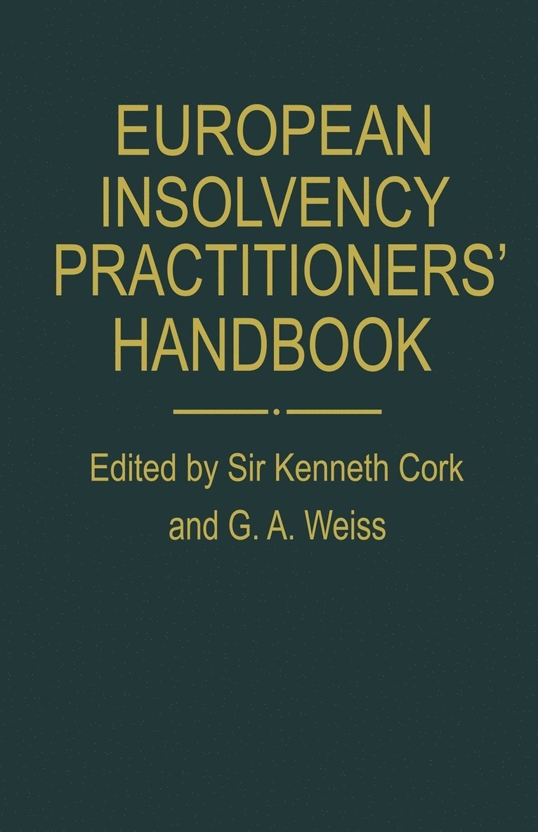 European Insolvency Practitioners Handbook 1