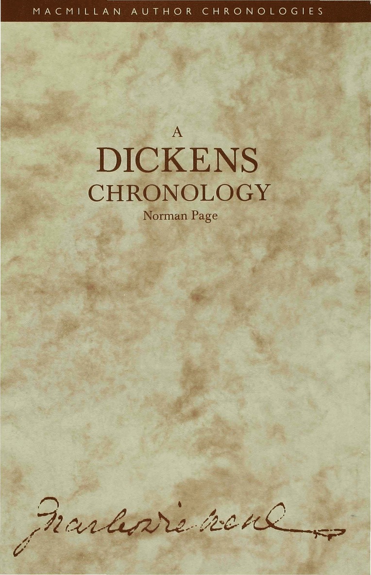 Dickens Chronology