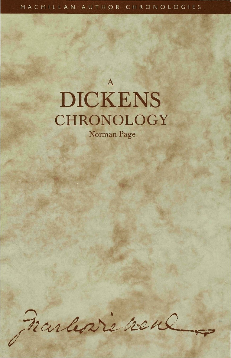 A Dickens Chronology 1