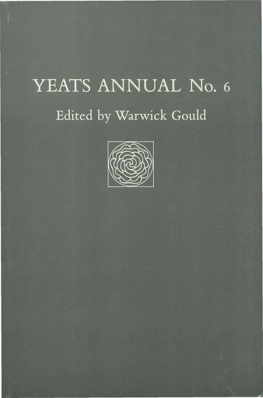 bokomslag Yeats Annual No 6