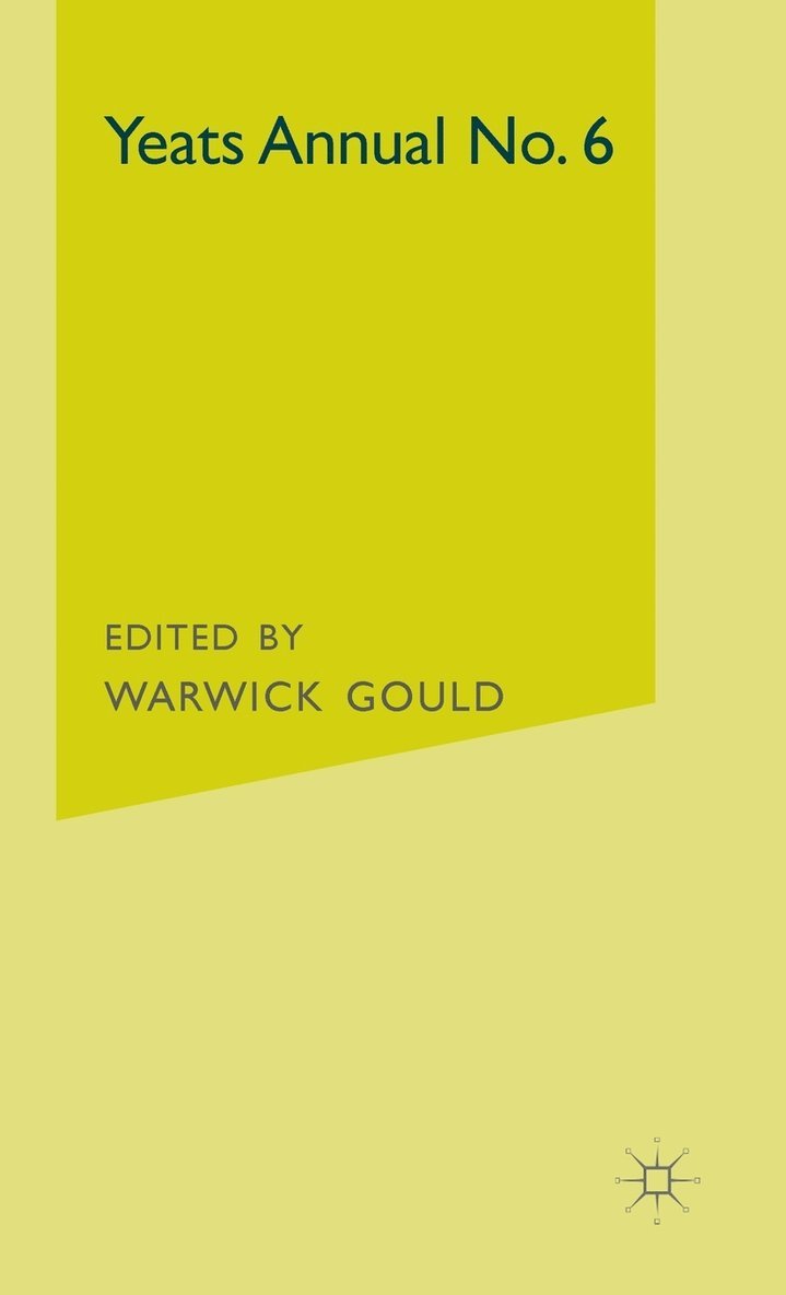Warwick Gould - Yeats Annual No 6, Inbunden