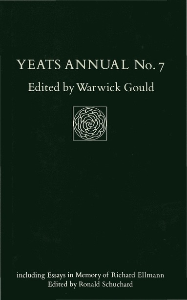 bokomslag Yeats Annual No 7