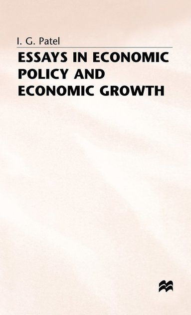 bokomslag Essays in Economic Policy and Economic Growth