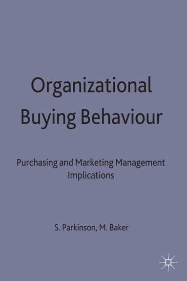 bokomslag Organizational Buying Behaviour