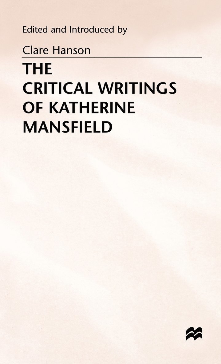 The Critical Writings 1