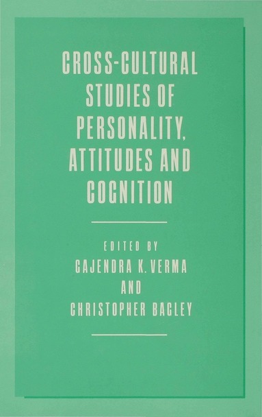bokomslag Cross-Cultural Studies of Personality, Attitudes and Cognition