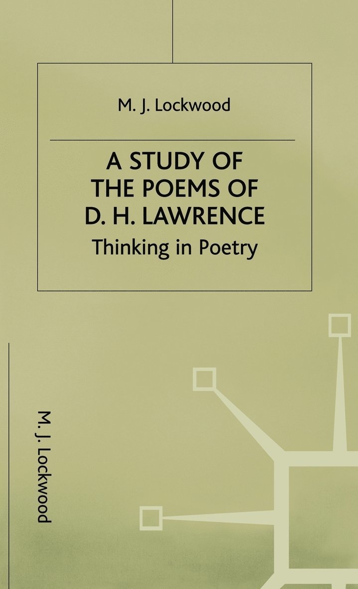 M. Lockwood, Lockwood - Study of the Poems of D. H. Lawrence, Inbunden