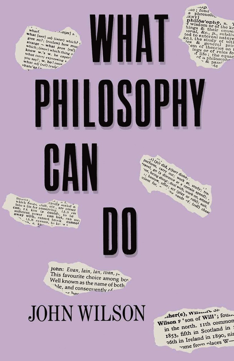 What Philosophy Can Do 1