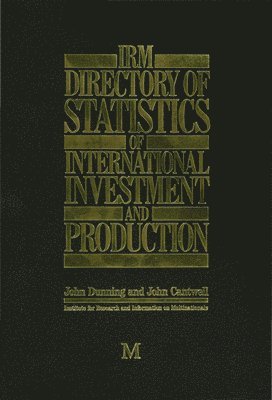 bokomslag IRM Directory of Statistics of International Investment and Production