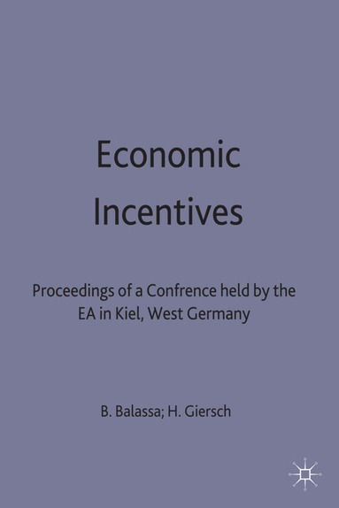 bokomslag Economic Incentives