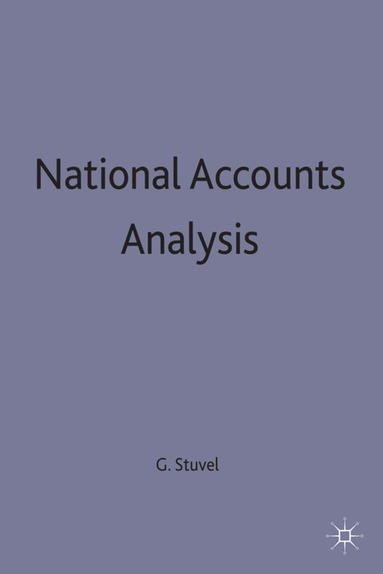 bokomslag National Accounts Analysis
