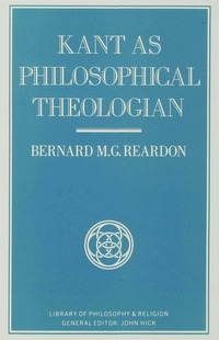 bokomslag Kant as Philosophical Theologian