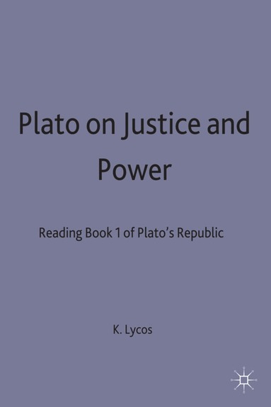 bokomslag Plato on Justice and Power