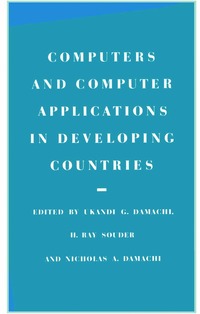 bokomslag Computers and Computer Applications in Developing Countries