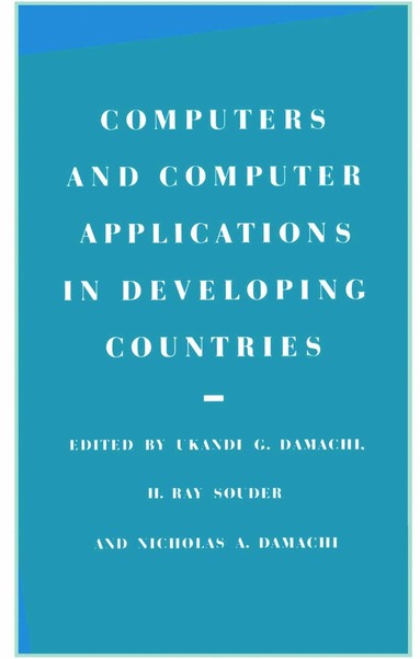 bokomslag Computers and Computer Applications in Developing Countries