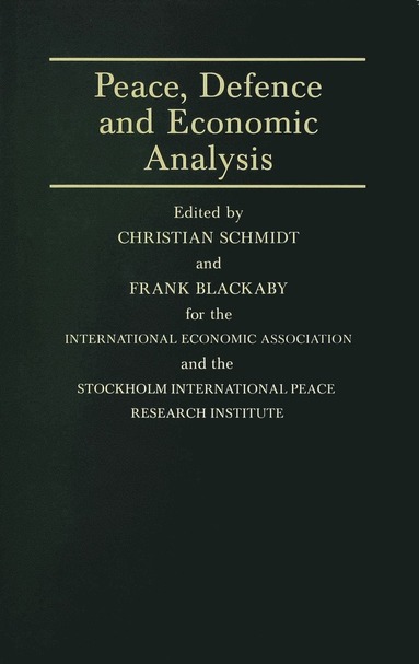 bokomslag Peace, Defence and Economic Analysis