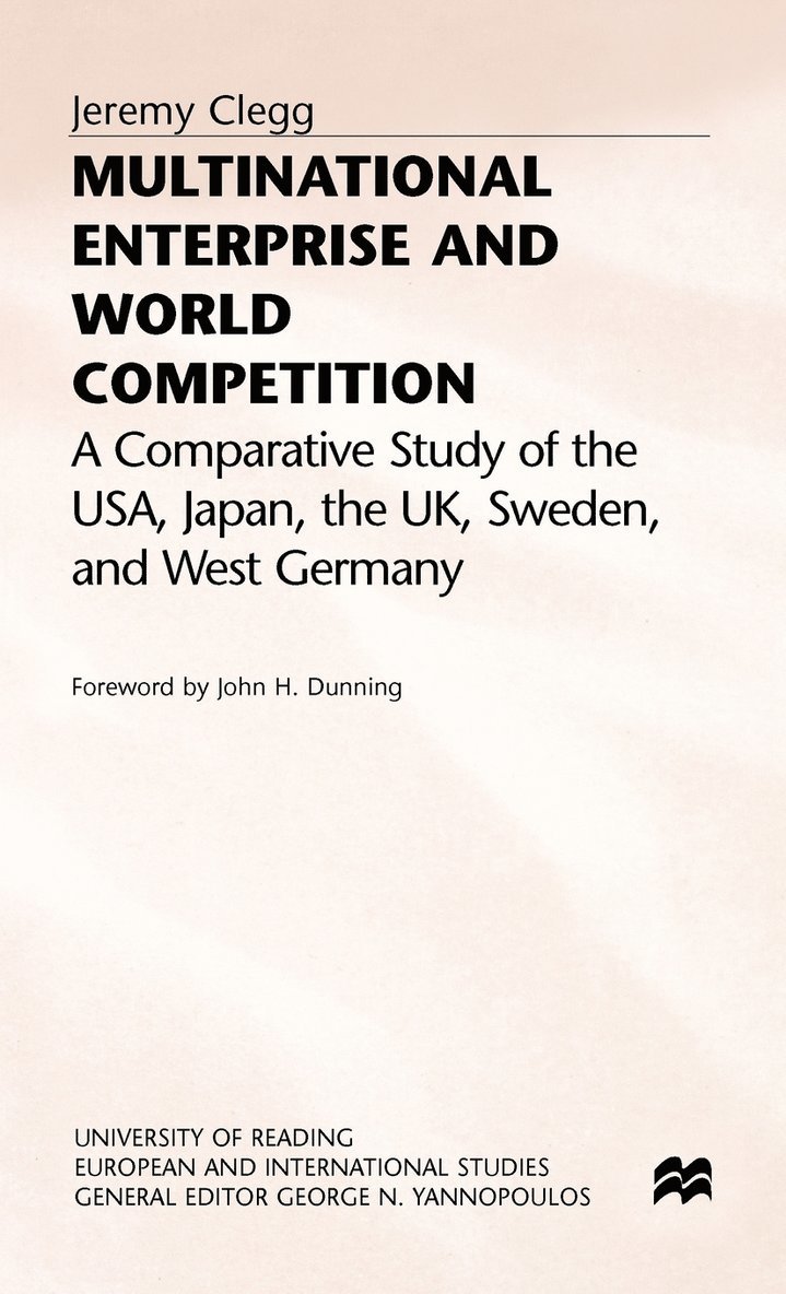 Multinational Enterprise and World Competition