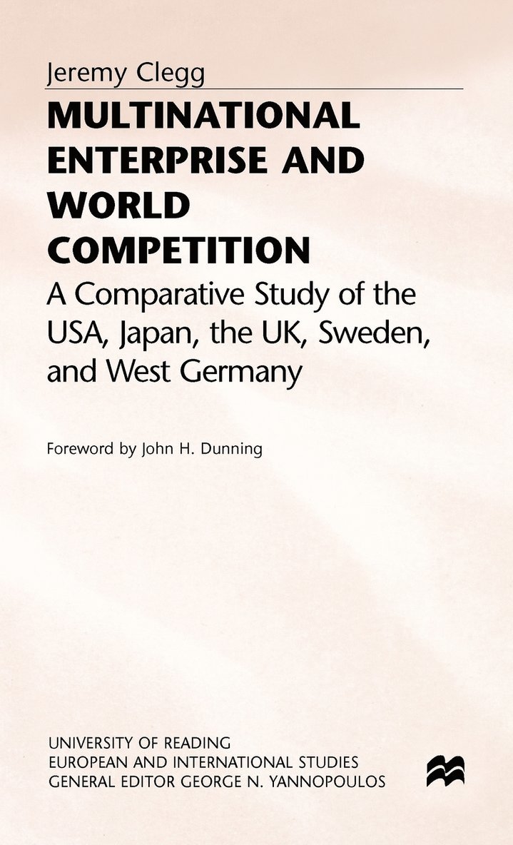 Multinational Enterprise and World Competition 1