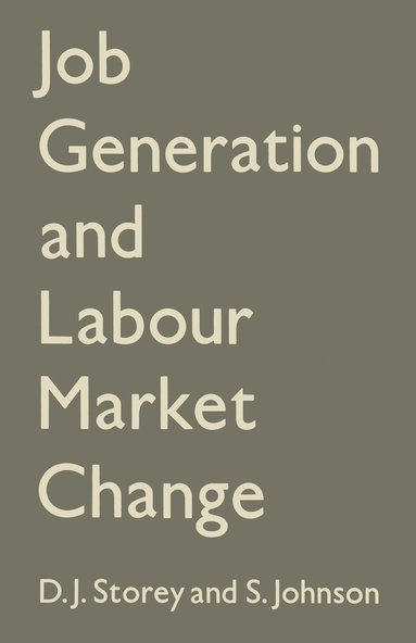 bokomslag Job Generation and Labour Market Change