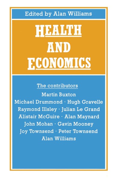 Alan Williams - Health and Economics, Häftad