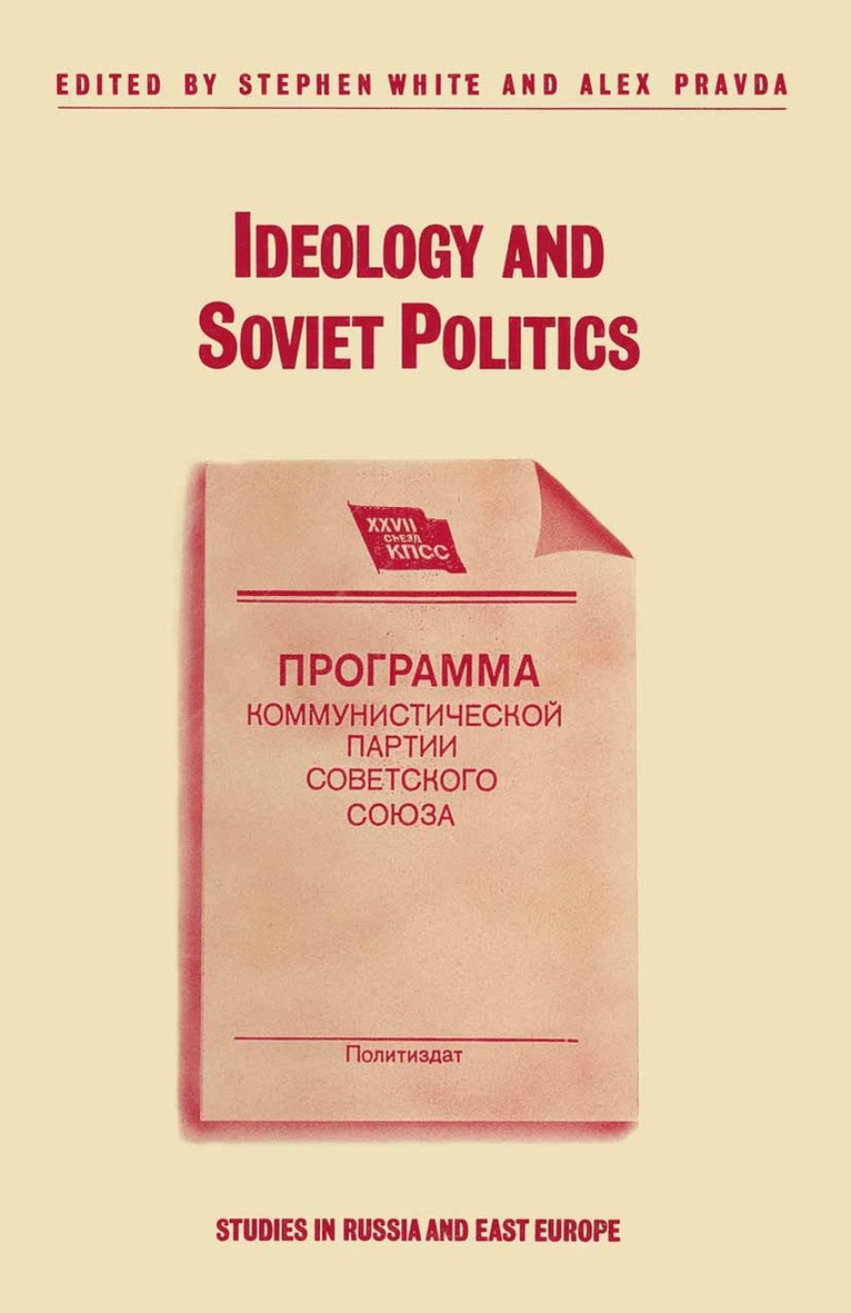 Ideology and Soviet Politics 1