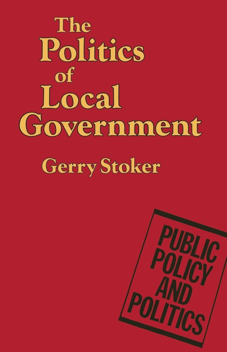 The Politics of Local Government 1
