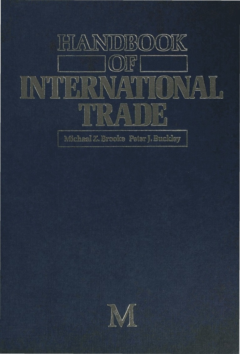 Handbook of International Trade