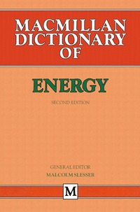 bokomslag Dictionary of Energy