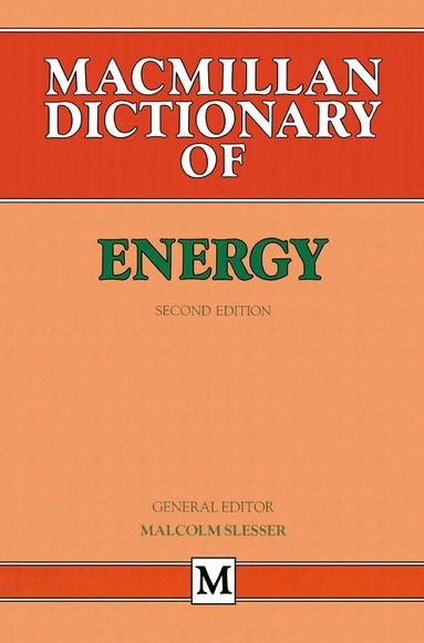 Malcolm Slesser, Malcolm Slesser - Dictionary of Energy, Häftad