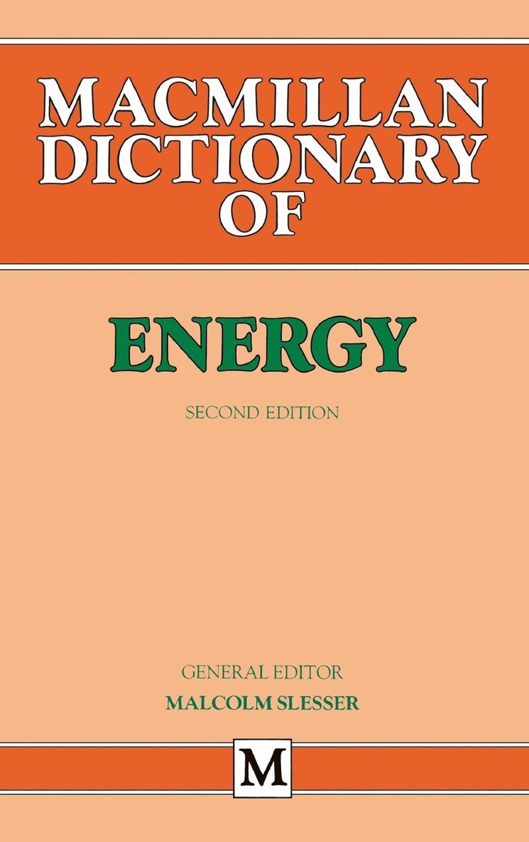Dictionary of Energy 1