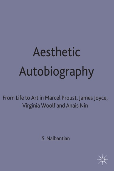 bokomslag Aesthetic Autobiography