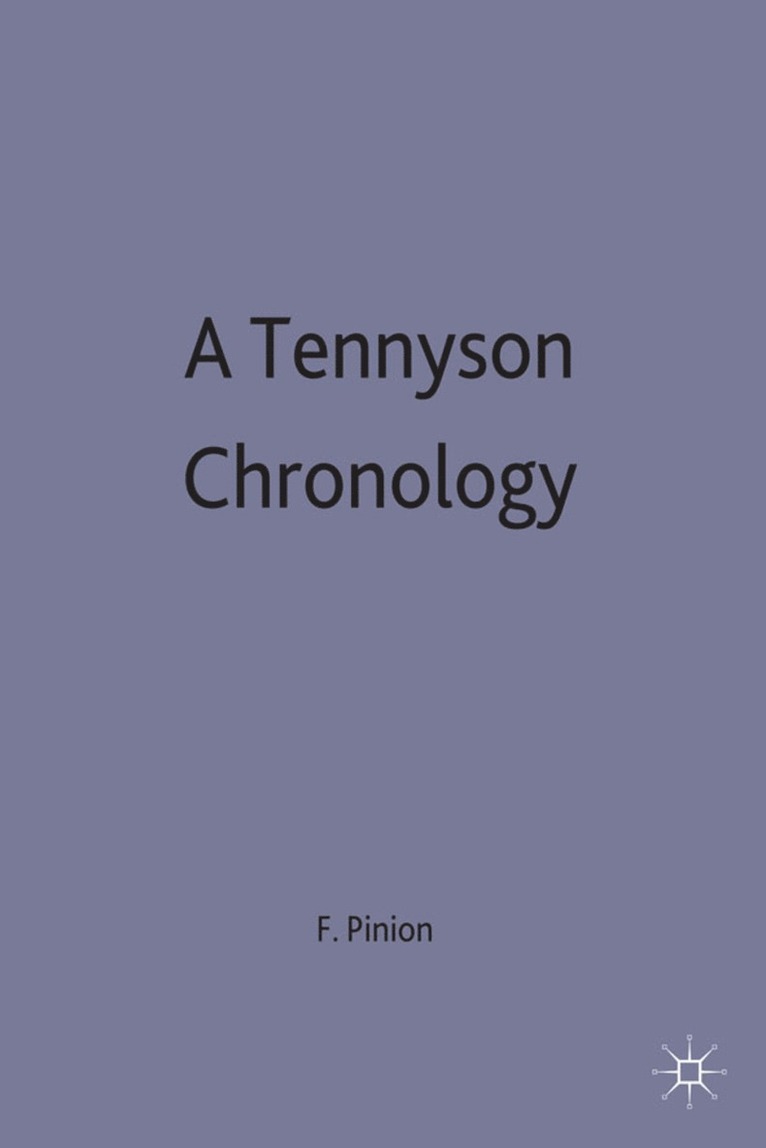 Tennyson Chronology 1