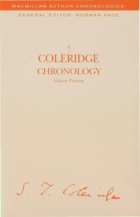 bokomslag Coleridge Chronology