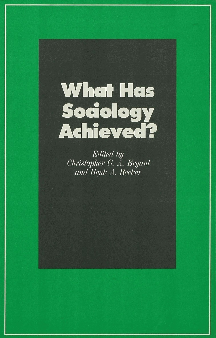 What Has Sociology Achieved?