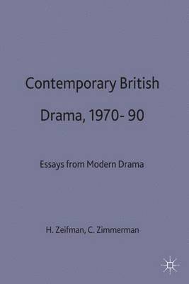 bokomslag Contemporary British Drama, 197090