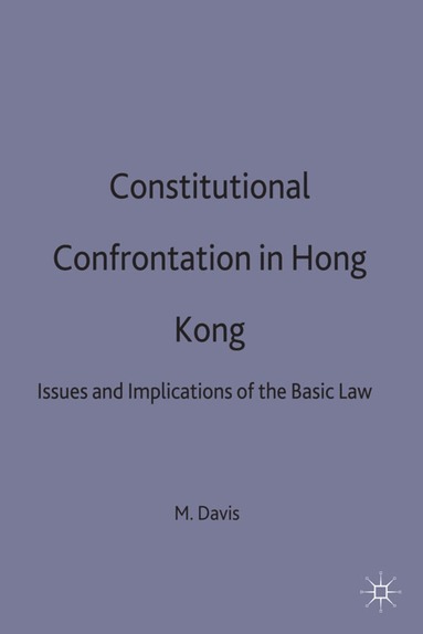 bokomslag Constitutional Confrontation in Hong Kong