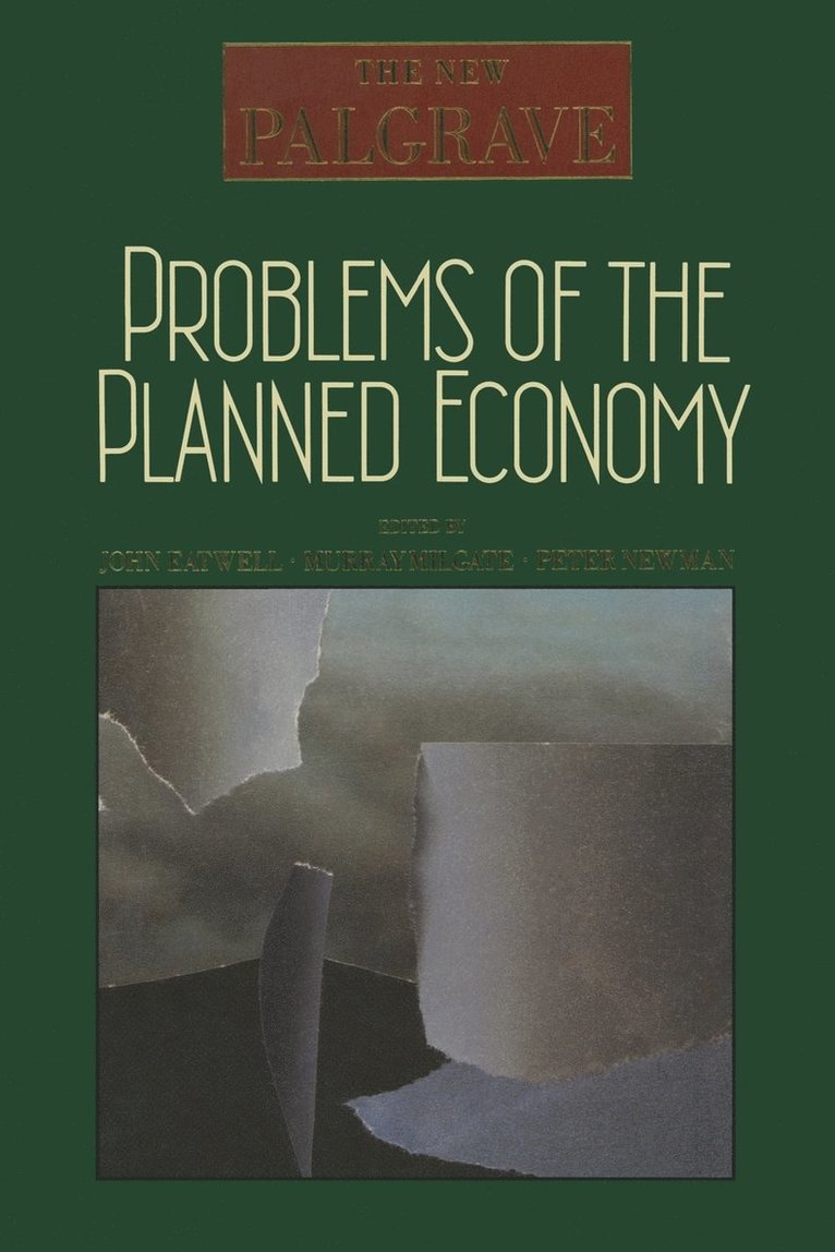 John Eatwell, Murray Milgate, Peter Newman - Problems of the Planned Economy, Häftad