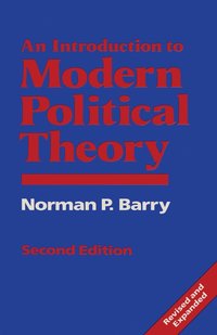 bokomslag An Introduction to Modern Political Theory