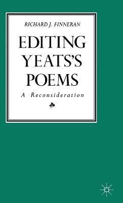 Editing Yeats's Poems 1