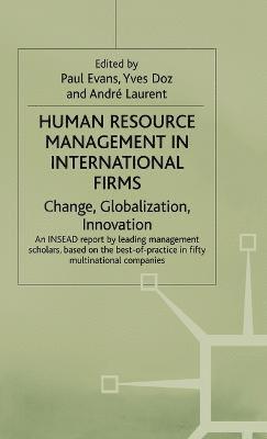 Human Resource Management in International Firms 1