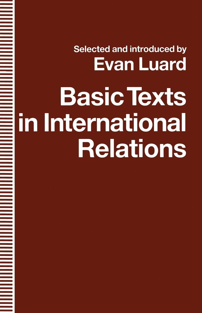 Basic Texts in International Relations 1